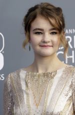 MILLICENT SIMMONDS at 2018 Critics’ Choice Awards in Santa Monica 01/11/2018