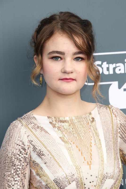 MILLICENT SIMMONDS at 2018 Critics’ Choice Awards in Santa Monica 01/11/2018