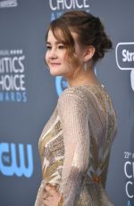 MILLICENT SIMMONDS at 2018 Critics’ Choice Awards in Santa Monica 01/11/2018