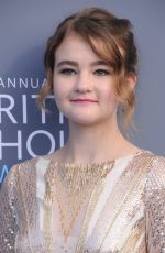 MILLICENT SIMMONDS at 2018 Critics’ Choice Awards in Santa Monica 01/11/2018