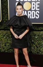 MILLIE BOBBY BROWN at 75th Annual Golden Globe Awards in Beverly Hills 01/07/2018