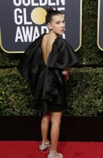MILLIE BOBBY BROWN at 75th Annual Golden Globe Awards in Beverly Hills 01/07/2018