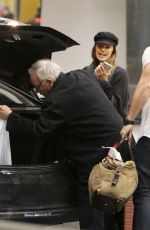 MINKA KELLY Arrives at Airport in Toronto 01/03/2018