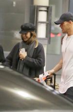 MINKA KELLY Arrives at Airport in Toronto 01/03/2018
