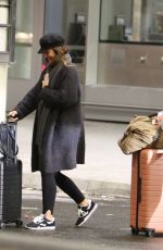 MINKA KELLY Arrives at Airport in Toronto 01/03/2018