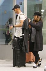 MINKA KELLY Arrives at Airport in Toronto 01/03/2018