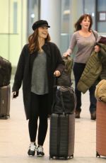 MINKA KELLY Arrives at Airport in Toronto 01/03/2018