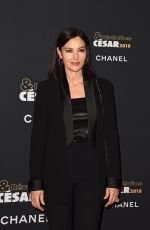 MONICA BELLUCCI at Cesar Revelations 2018 at Le Petit Palais in Paris 01/15/2018