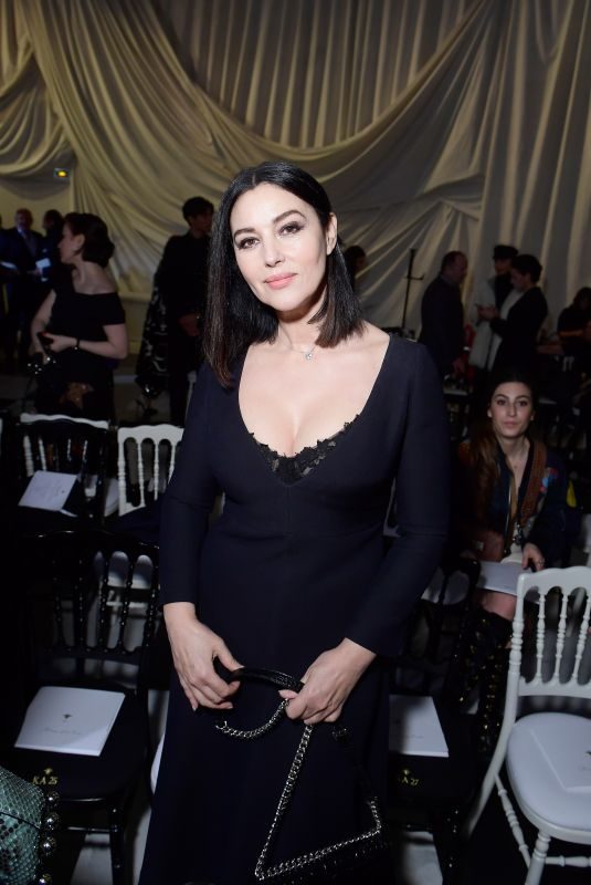 MONICA BELLUCCI at Cristian Dior Show at Spring/Summer 2018 Haute Couture Fashion Week in Paris 01/23/2018