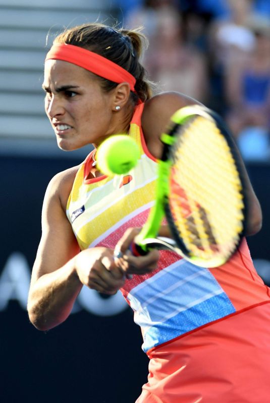 MONICA PUIG at Australian Open Tennis Tournament in Melbourne 01/17/2018