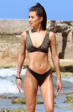 MONTANA BROWN in Bikini at a Beach in Barbados 01/07/2018