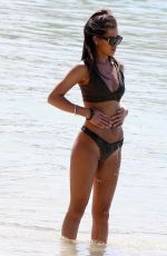 MONTANA BROWN in Bikini at a Beach in Barbados 01/07/2018