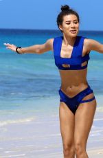 MONTANA BROWN in Bikini on the Beach in Barbados 01/10/2018