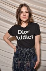 MORGANE POLANSKI at Cristian Dior Show at Spring/Summer 2018 Haute Couture Fashion Week in Paris 01/23/2018