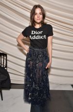 MORGANE POLANSKI at Cristian Dior Show at Spring/Summer 2018 Haute Couture Fashion Week in Paris 01/23/2018