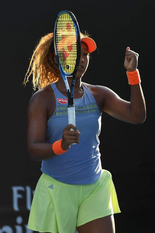NAOMI OSAKA at Australian Open Tennis Tournament in Melbourne 01/18/2018