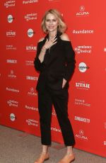 NAOMI WATTS at Ophelia Premiere at Sundance Film Festival 01/22/2018