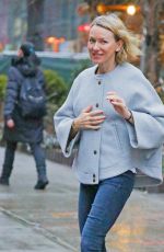 NAOMI WATTS Out in New York 01/12/2018