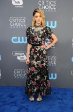 NATALIA DYER at 2018 Critics’ Choice Awards in Santa Monica 01/11/2018