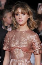 NATALIA DYER at National Television Awards in London 01/23/2018