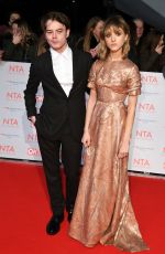 NATALIA DYER at National Television Awards in London 01/23/2018
