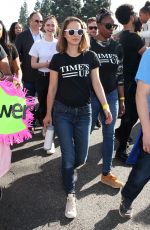NATALIE PORTMAN at Kingdom Day Parade in Los Angeles 01/15/2018