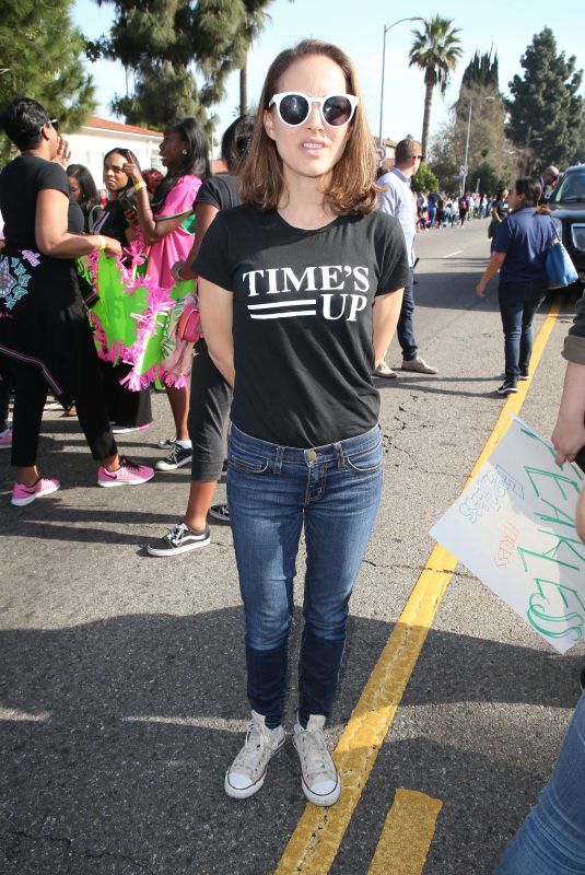 NATALIE PORTMAN at Kingdom Day Parade in Los Angeles 01/15/2018