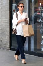 NATALIE PORTMAN Out Shopping in Los Angeles 01/16/2018