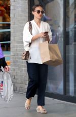 NATALIE PORTMAN Out Shopping in Los Angeles 01/16/2018