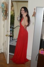 NATASHA BLSICK Getting Ready for SAG Awards 2018 in Los Angeles 01/21/2018