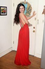 NATASHA BLSICK Getting Ready for SAG Awards 2018 in Los Angeles 01/21/2018