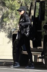 NAYA RIVERA Out and About in Los Angeles 01/22/2018