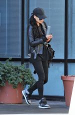 NAYA RIVERA Out and About in Los Angeles 01/22/2018