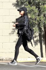 NAYA RIVERA Out and About in Los Angeles 01/22/2018