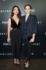 NAZANIN BONIADI and SARA SERRAIOCCO at Counterpart Premiere in Los Angeles 01/10/2018