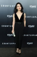 NAZANIN BONIADI and SARA SERRAIOCCO at Counterpart Premiere in Los Angeles 01/10/2018