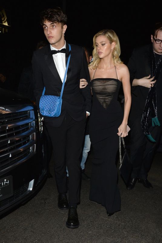 NICOLA PELTZ Arrives at Instyle and Warner Bros Golden Globes After-party in Los Angeles 01/07/2018