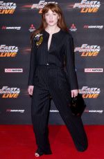 NICOLA ROBERTS at Fast and Furious Live at O2 Arena in London 01/19/2018