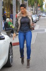 NICOLE MURPHY Out Shopping in Beverly Hills 01/16/2018
