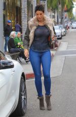 NICOLE MURPHY Out Shopping in Beverly Hills 01/16/2018
