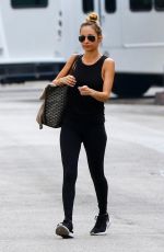 NICOLE RICHIE Leaves Tracy Anderson Studio in Los Angeles 01/16/2018