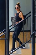NICOLE RICHIE Leaves Tracy Anderson Studio in Los Angeles 01/16/2018