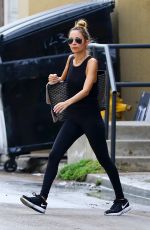 NICOLE RICHIE Leaves Tracy Anderson Studio in Los Angeles 01/16/2018