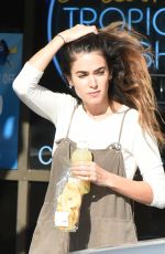 NIKKI REED Out for a Snack in Los Angeles 01/17/2018
