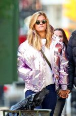 NINA AGDAL and Jack Brinkley-Cook Out in West Village 01/27/2018