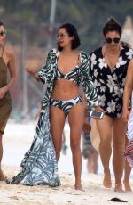 NINA DOBREV in Bikini on Holiday in Cabo San Lucas 01/19/2018