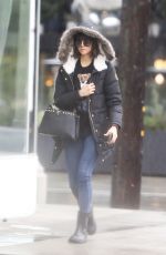 NINA DOBREV on Her 29th Birthday Heading to Drybar in Los Angeles 01/09/2018