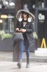 NINA DOBREV on Her 29th Birthday Heading to Drybar in Los Angeles 01/09/2018