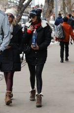 NINA DOBREV Out and About in Aspen 01/01/2018