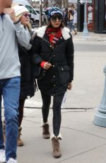 NINA DOBREV Out and About in Aspen 01/01/2018
